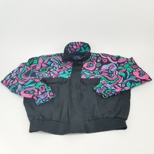 Vtg 90s Hilton Resort Windbreaker Jacket